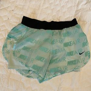 Light Blue Nike Running Shorts